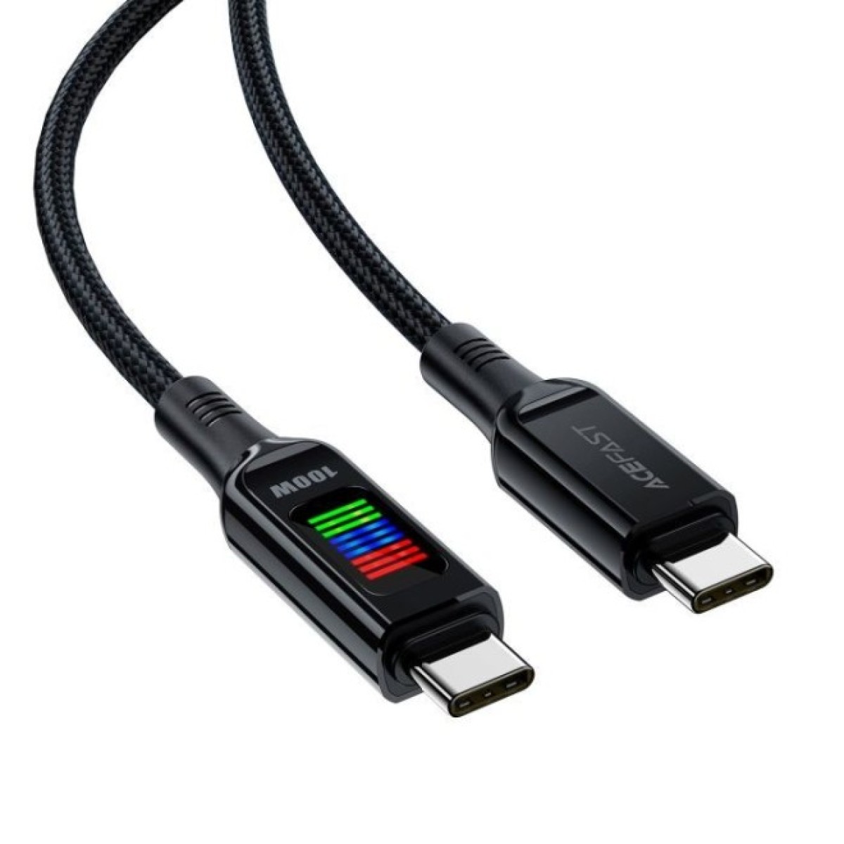 Дата кабель USB-C to USB-C 1.2m 100W with display C7-03 Acefast (6974316282778) 98_98.jpg - фото 6