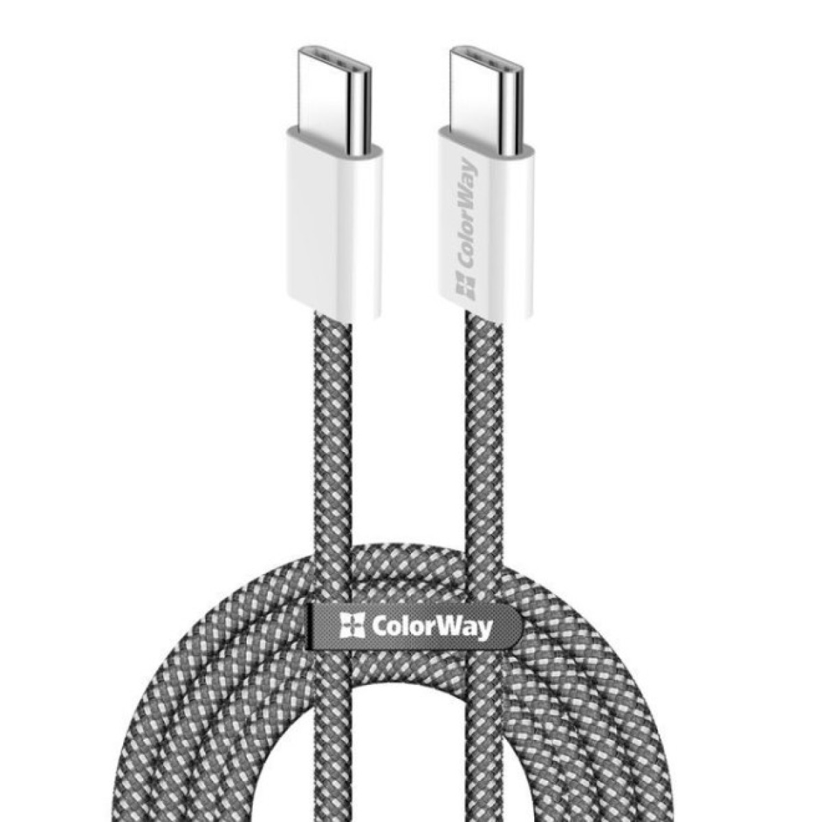 Дата кабель USB-C to USB-C 2.0m (braided cotton) (PD Fast Charging 60W) 3.0А black ColorWay (CW-CBPDCC068-BK) 256_256.jpg