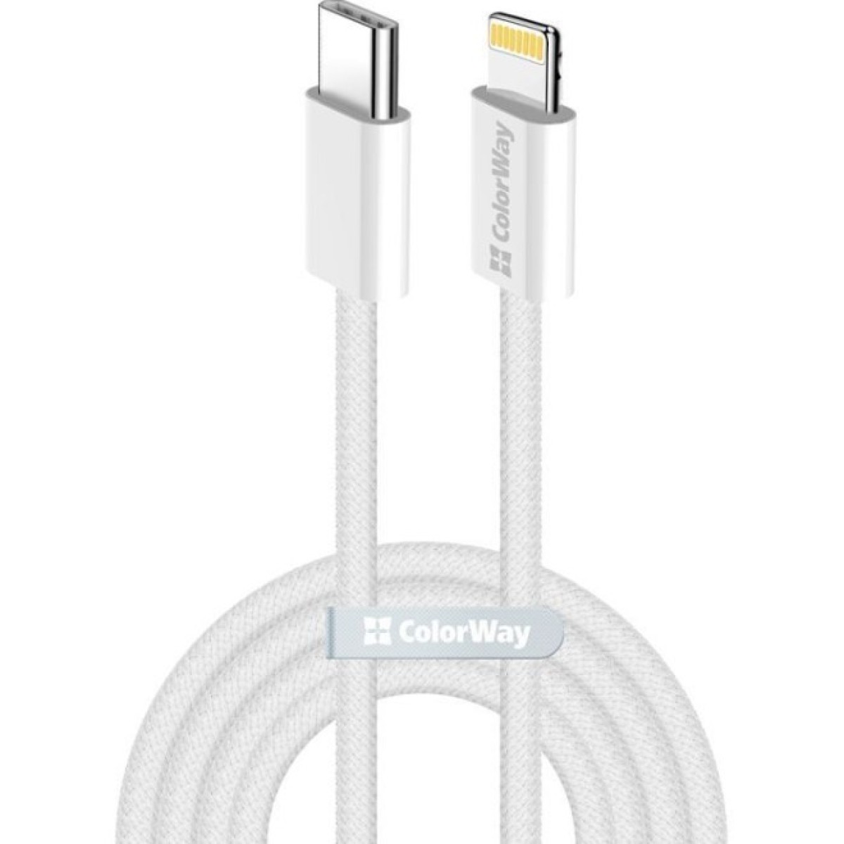 Дата кабель USB-C to Lightning 1.0m 27W grey ColorWay (CW-CBPDCL061-GR) 256_256.jpg