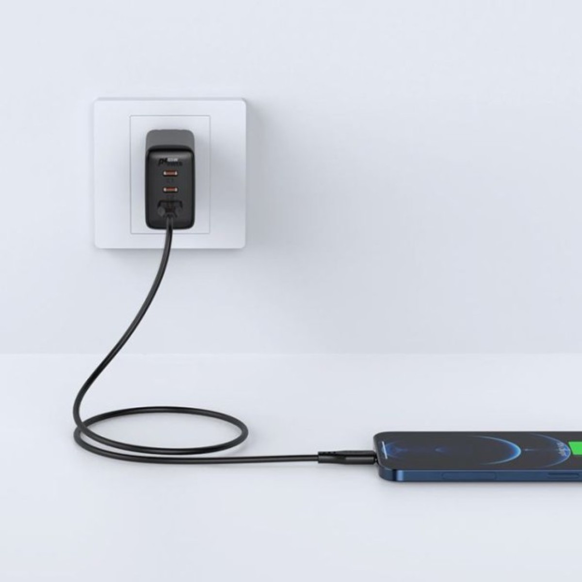 Дата кабель USB 2.0 AM to Lightning 1.2m 2.4A TPE C3-02 Black Acefast (6974316280828) 98_98.jpg - фото 3