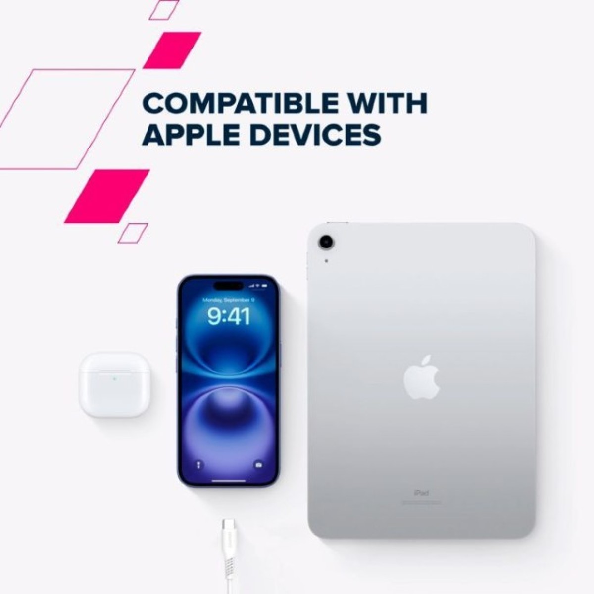 Дата кабель USB-C to USB-C 2.0m CC100SC 100W 2m White Canyon (CNS-CC100SC20W) 98_98.jpg - фото 8