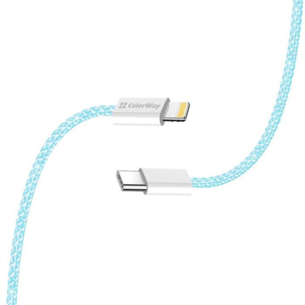 Дата кабель USB-C to Lightning 1.0m 27W blue ColorWay (CW-CBPDCL061-BL) 98_98.jpg - фото 9
