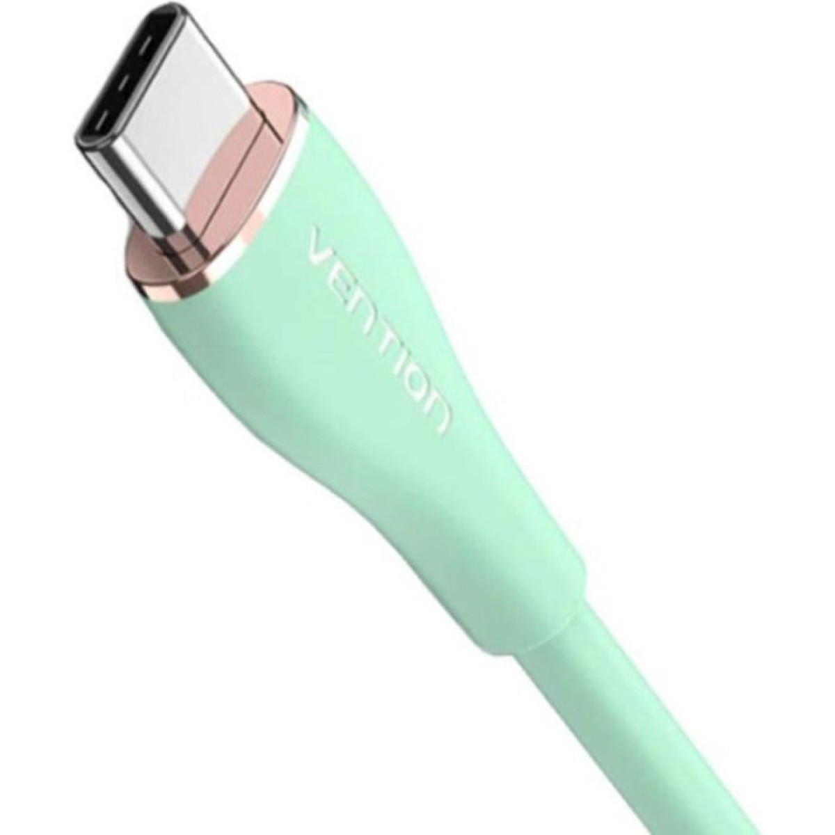 Дата кабель USB-C to USB-C 1.0m USB2.0 100W (20V/5A) Light Green Silicone Vention (TAWGF) 98_98.jpg - фото 6