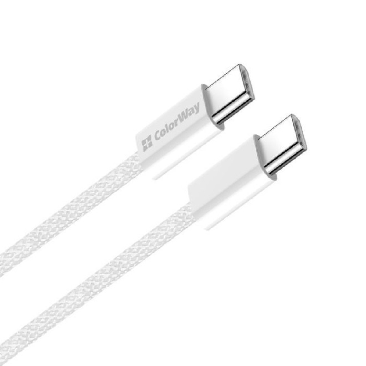 Дата кабель USB-C to USB-C 2.0m (braided cotton) (PD Fast Charging 60W) 3.0А grey ColorWay (CW-CBPDCC068-GR) 98_98.jpg - фото 8