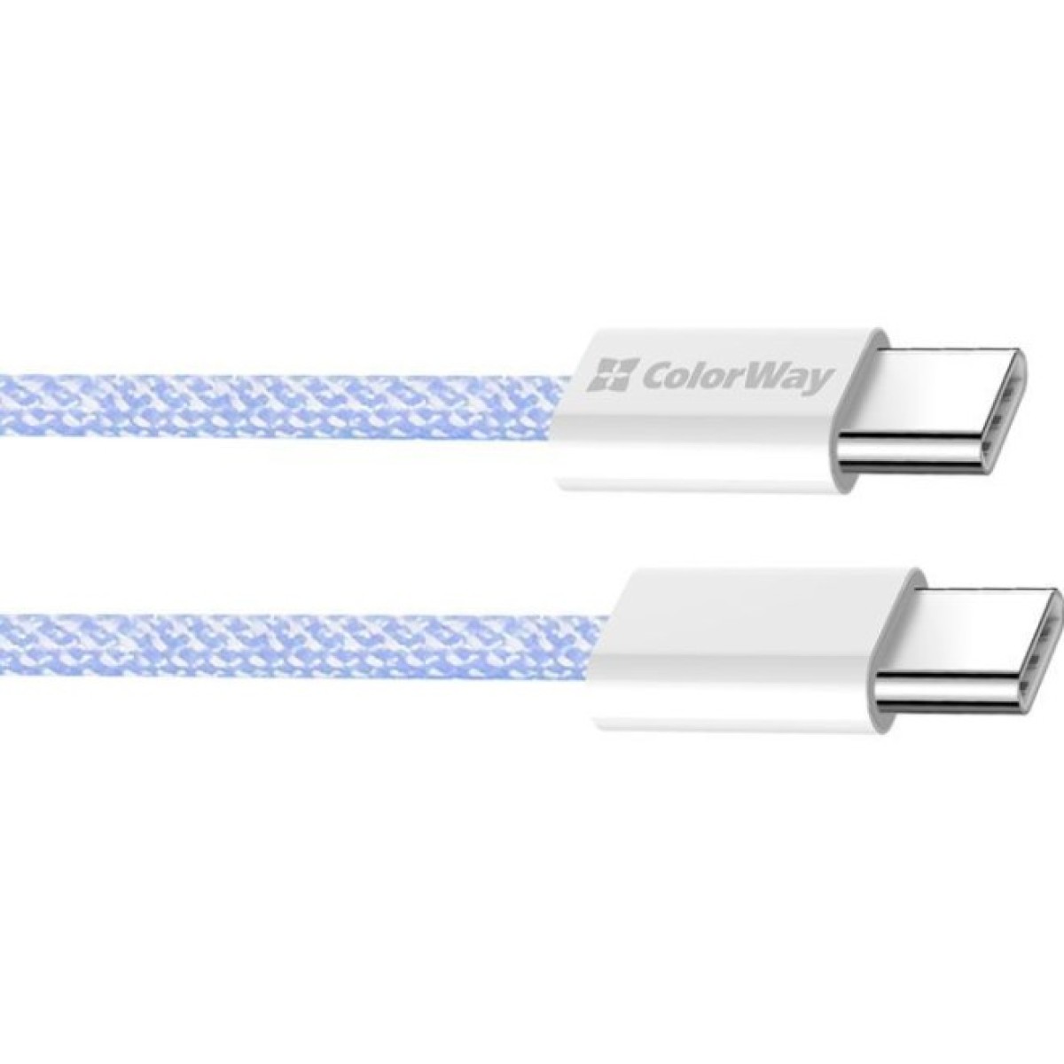 Дата кабель USB-C to USB-C 1.0m 60W 3.0А purple ColorWay (CW-CBPDCC061-PU) 98_98.jpg - фото 3