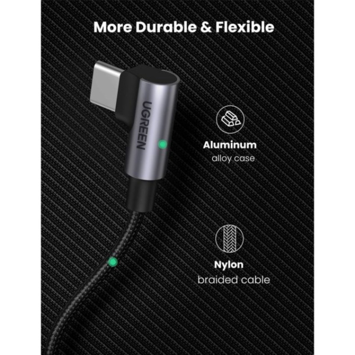 Дата кабель USB-C to USB-C 2.0m 100W US334 Black Ugreen (70645) 98_98.jpg - фото 3