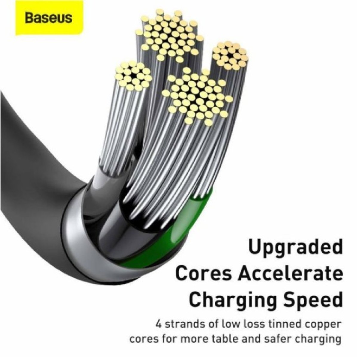 Дата кабель USB 2.0 AM to Lightning 1.0m 2.4A Superior Series Black Baseus (CALYS-A01) 98_98.jpg - фото 11