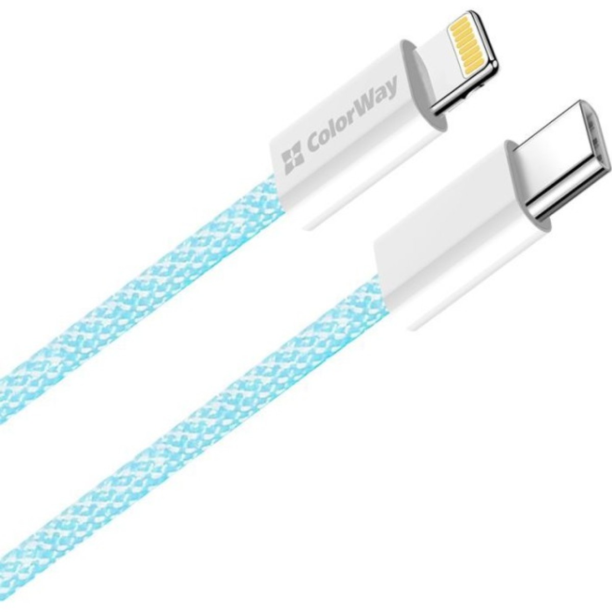 Дата кабель USB-C to Lightning 1.0m 27W blue ColorWay (CW-CBPDCL061-BL) 98_98.jpg - фото 10