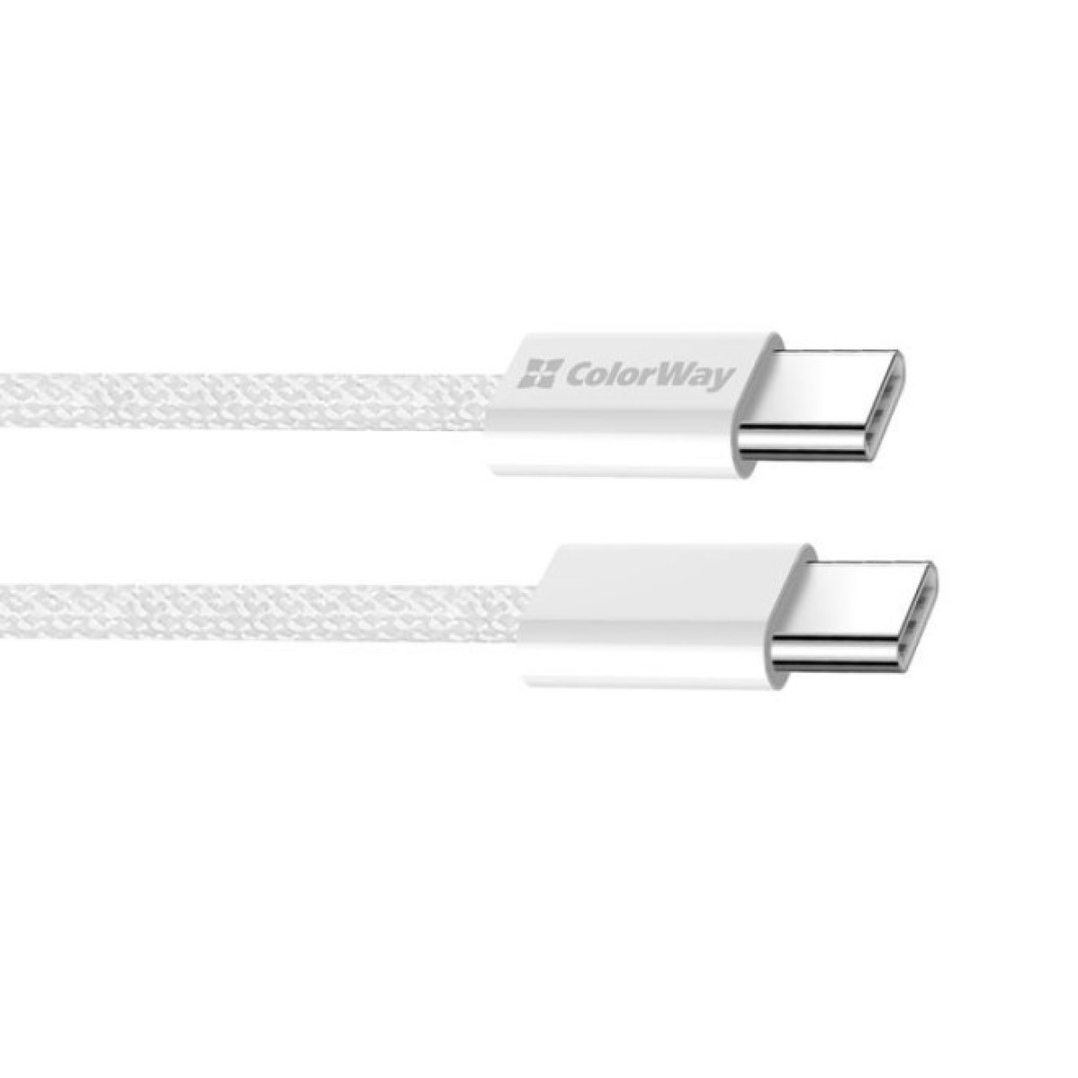 Дата кабель USB-C to USB-C 2.0m (braided cotton) (PD Fast Charging 60W) 3.0А grey ColorWay (CW-CBPDCC068-GR) 98_98.jpg - фото 12