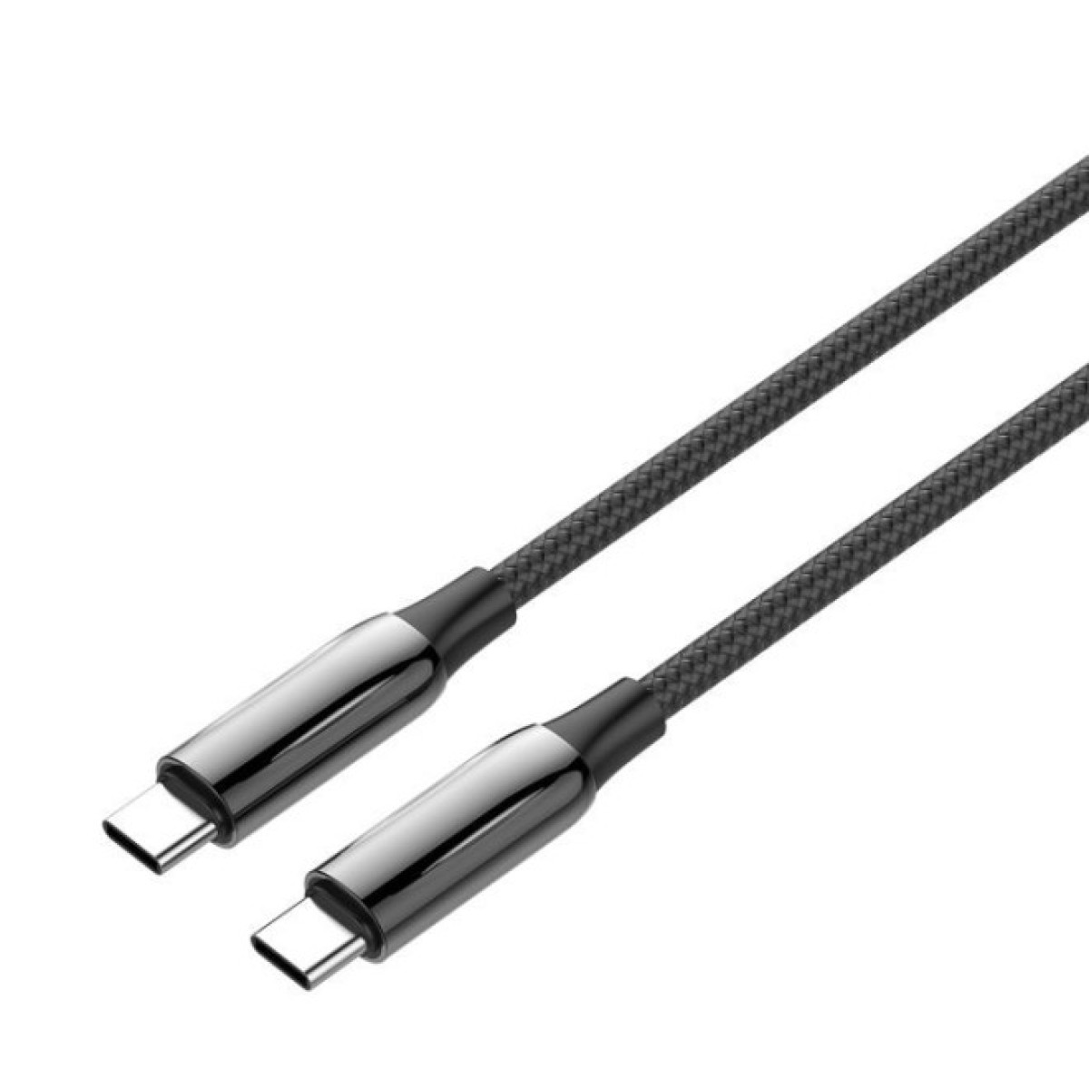 Дата кабель USB-C to USB-C 1.0m (PVC+Aluminum Alloy) (PD Fast Charging 240W) 5А black ColorWay (CW-CBPDCC069-BK) 98_98.jpg - фото 10