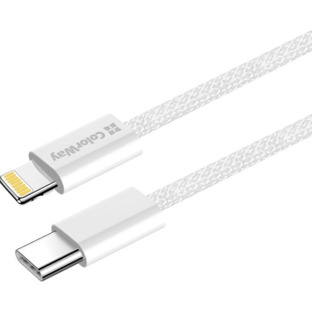 Дата кабель USB-C to Lightning 1.0m 27W grey ColorWay (CW-CBPDCL061-GR) 98_98.jpg - фото 12