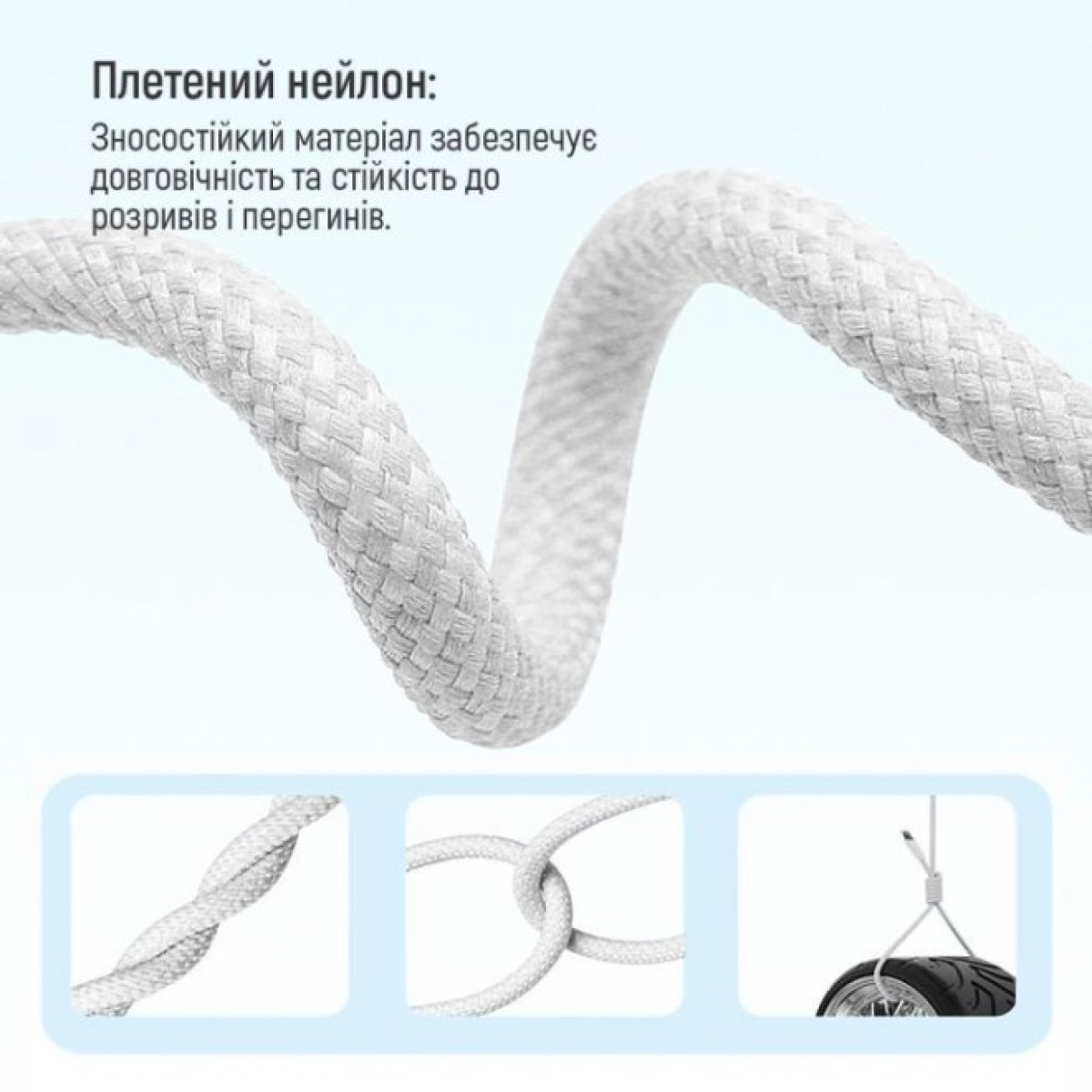 Дата кабель USB-C to USB-C 1.0m 60W 3.0А grey ColorWay (CW-CBPDCC061-GR) 98_98.jpg - фото 11