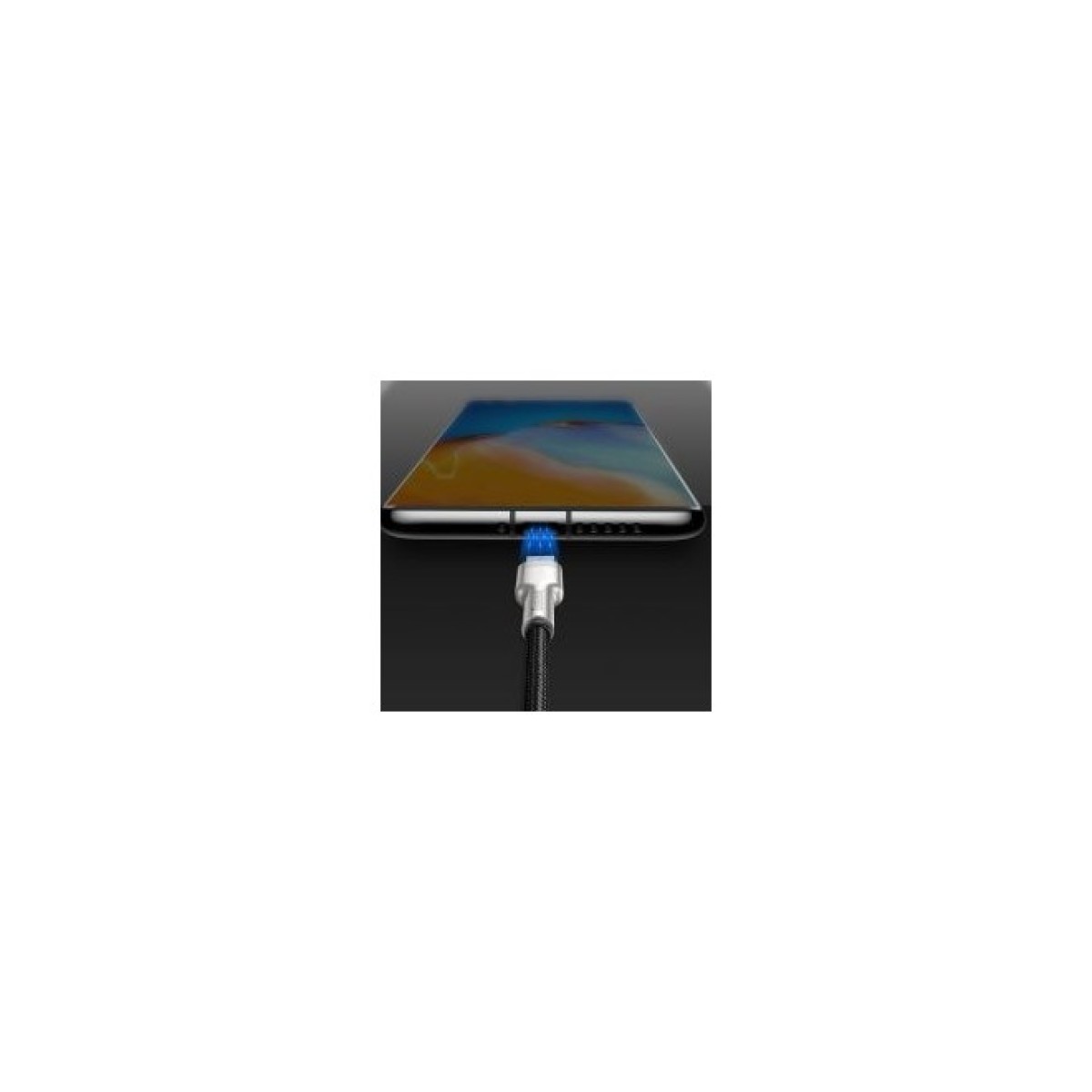 Дата кабель USB 3.1 AM to Type-C 0.25m CAKF 6.0A 66W Cafule Series Metal Data Cable Black Baseus (CAKF000001) 98_98.jpg - фото 12