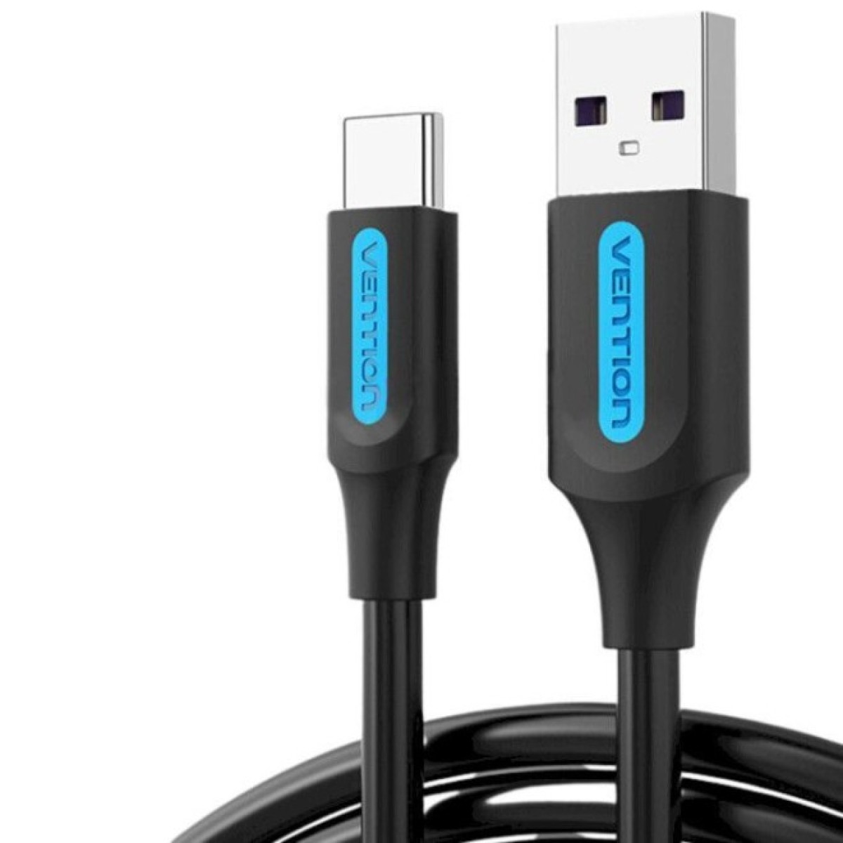 Дата кабель USB 2.0 AM to Type-C 0.5m 5.0A (25W) PVC black Vention (CORBD) 98_98.jpg - фото 5