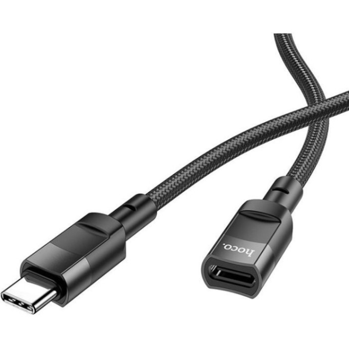 Дата кабель USB-C M to USB-C F extension 1.2m U107 black HOCO (6931474789990) 98_98.jpg - фото 4