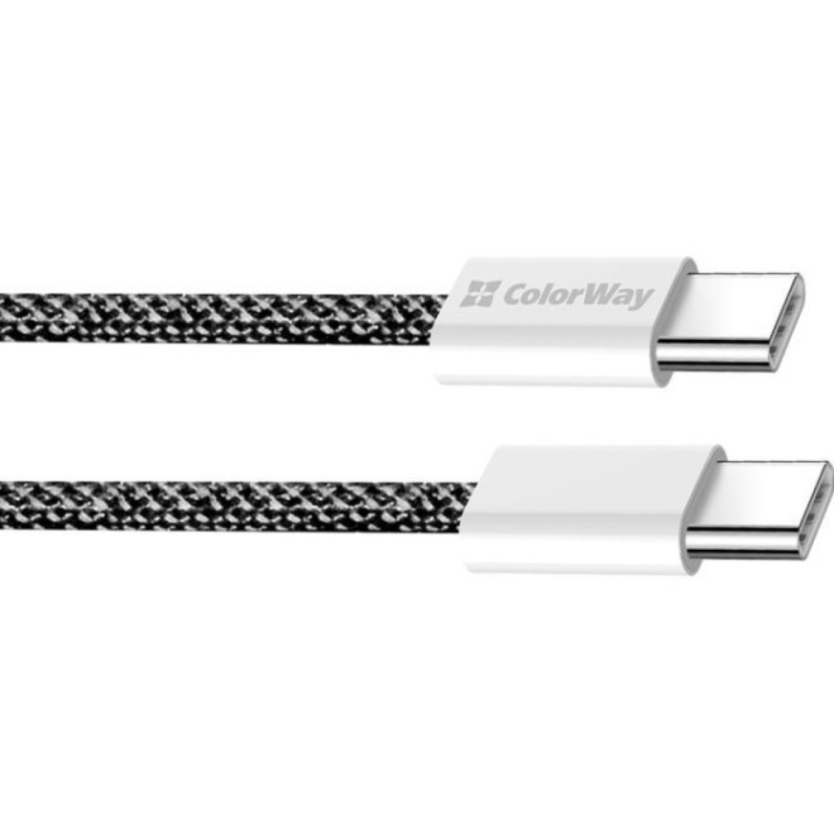 Дата кабель USB-C to USB-C 1.0m 60W 3.0А black ColorWay (CW-CBPDCC061-BK) 98_98.jpg - фото 7
