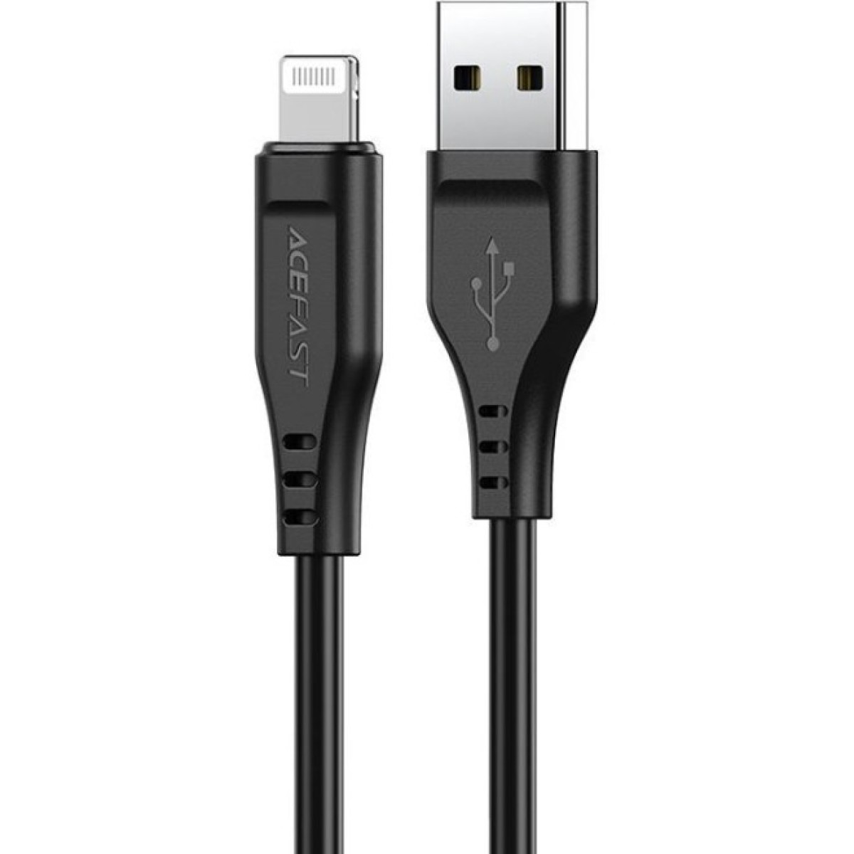 Дата кабель USB 2.0 AM to Lightning 1.2m 2.4A TPE C3-02 Black Acefast (6974316280828) 256_256.jpg