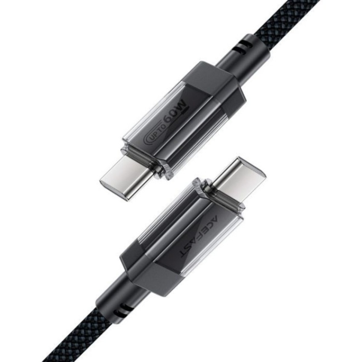 Дата кабель USB-C to USB-C 1.2m 60W stainless steel C12-03 Black Acefast (6974316283317) 98_98.jpg - фото 7
