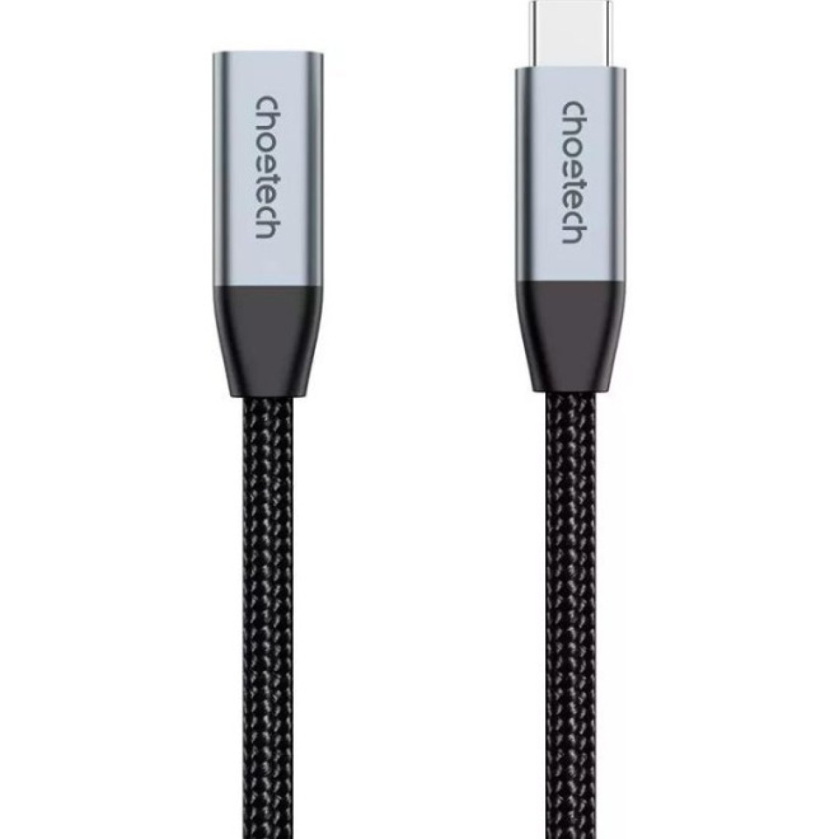 Дата кабель USB-C 3.1 AM/AF 2.0m 10Gbps 100W nylon braid Choetech (XCC-1039-CA-GY) 256_256.jpg
