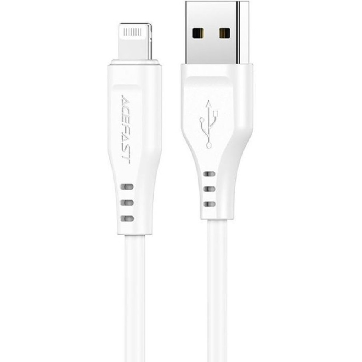 Дата кабель USB 2.0 AM to Lightning 1.2m 2.4A TPE C3-02 White Acefast (6974316280835) 256_256.jpg