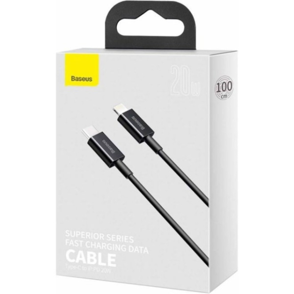 Дата кабель USB-C to Lightning 1.0m 20W Superior Series Black Baseus (CATLYS-A01) 98_98.jpg - фото 10