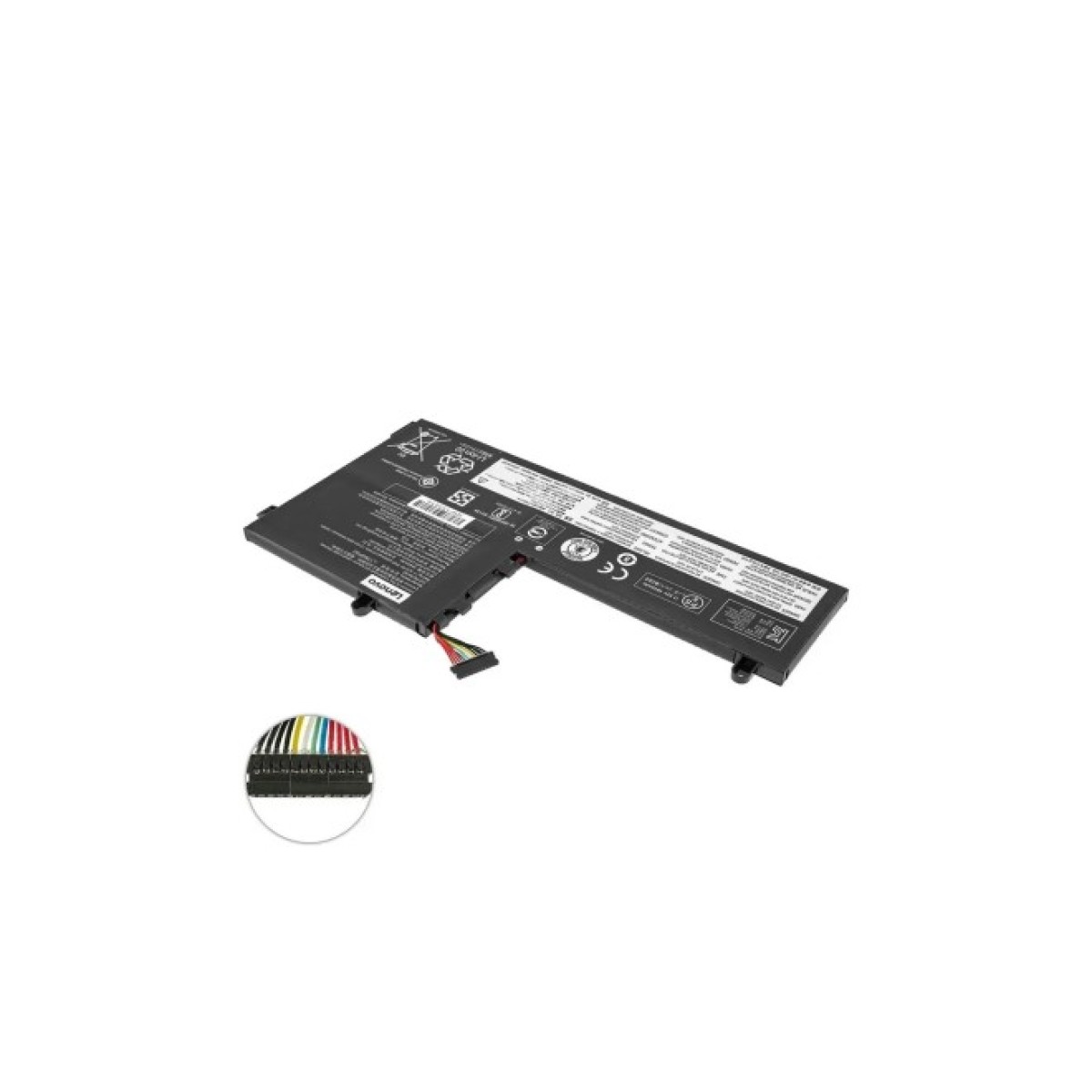 Акумулятор до ноутбука Lenovo Legion Y530-15ICH L17M3PG2, 55Wh (4800mAh), 3cell, 11.4V, Li-ion AlSoft (A71007) 98_98.jpg - фото 3