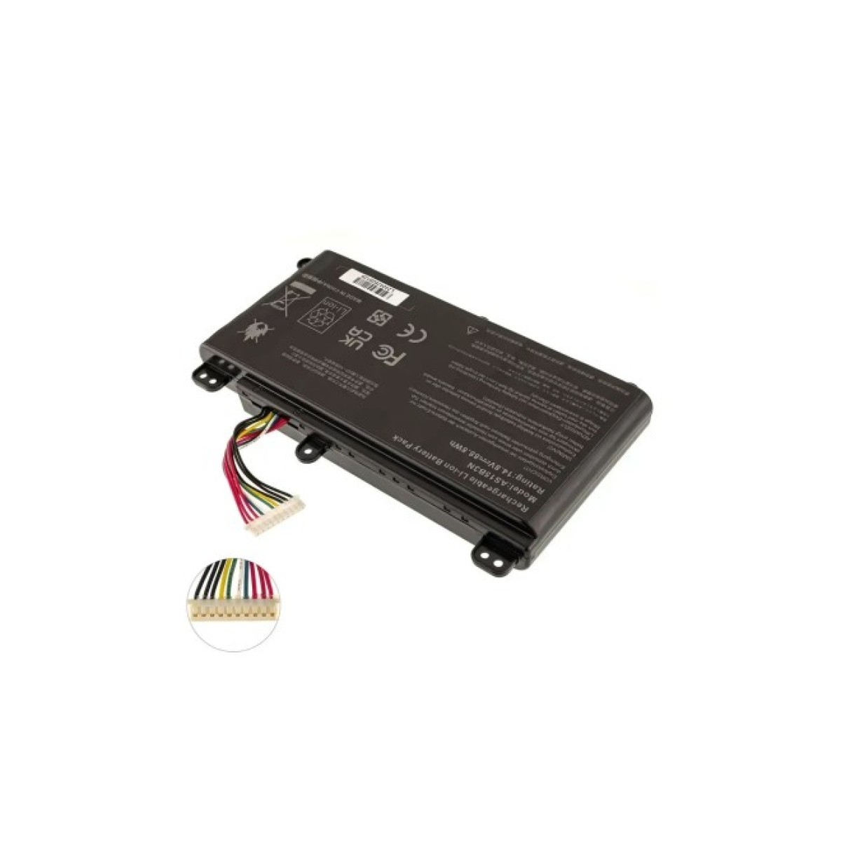 Акумулятор до ноутбука Acer AS15B3N, 5200mAh (77Wh), 8cell, 14.8V, Li-ion AlSoft (A71013) 98_98.jpg - фото 3