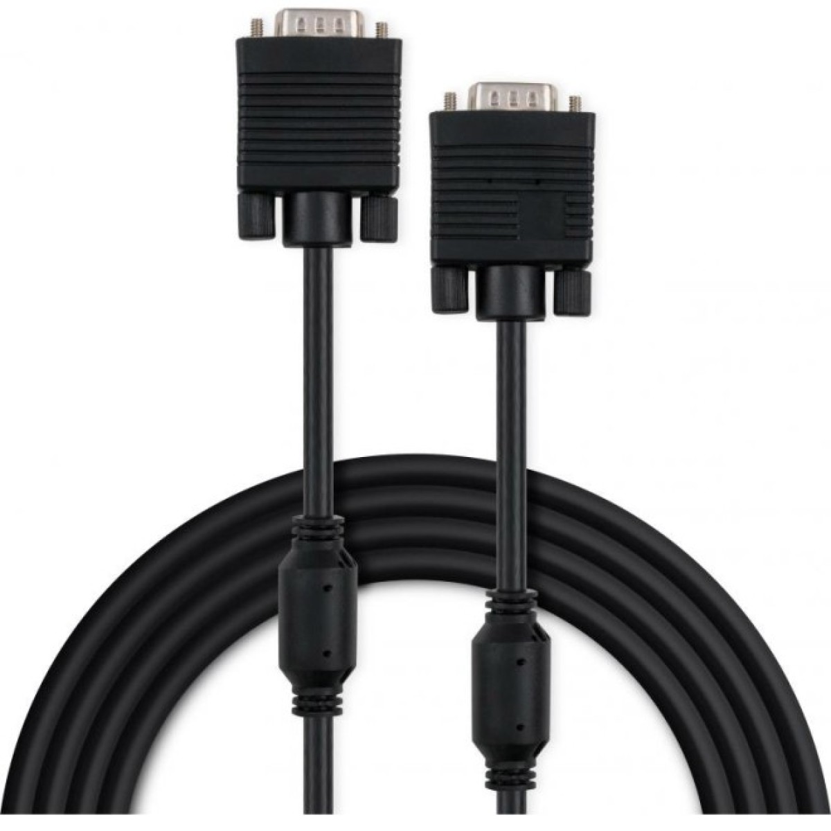 Кабель мультимедійний VGA 3.0m ferrits Vinga (VCPVGAF3BK) 98_98.jpg - фото 2