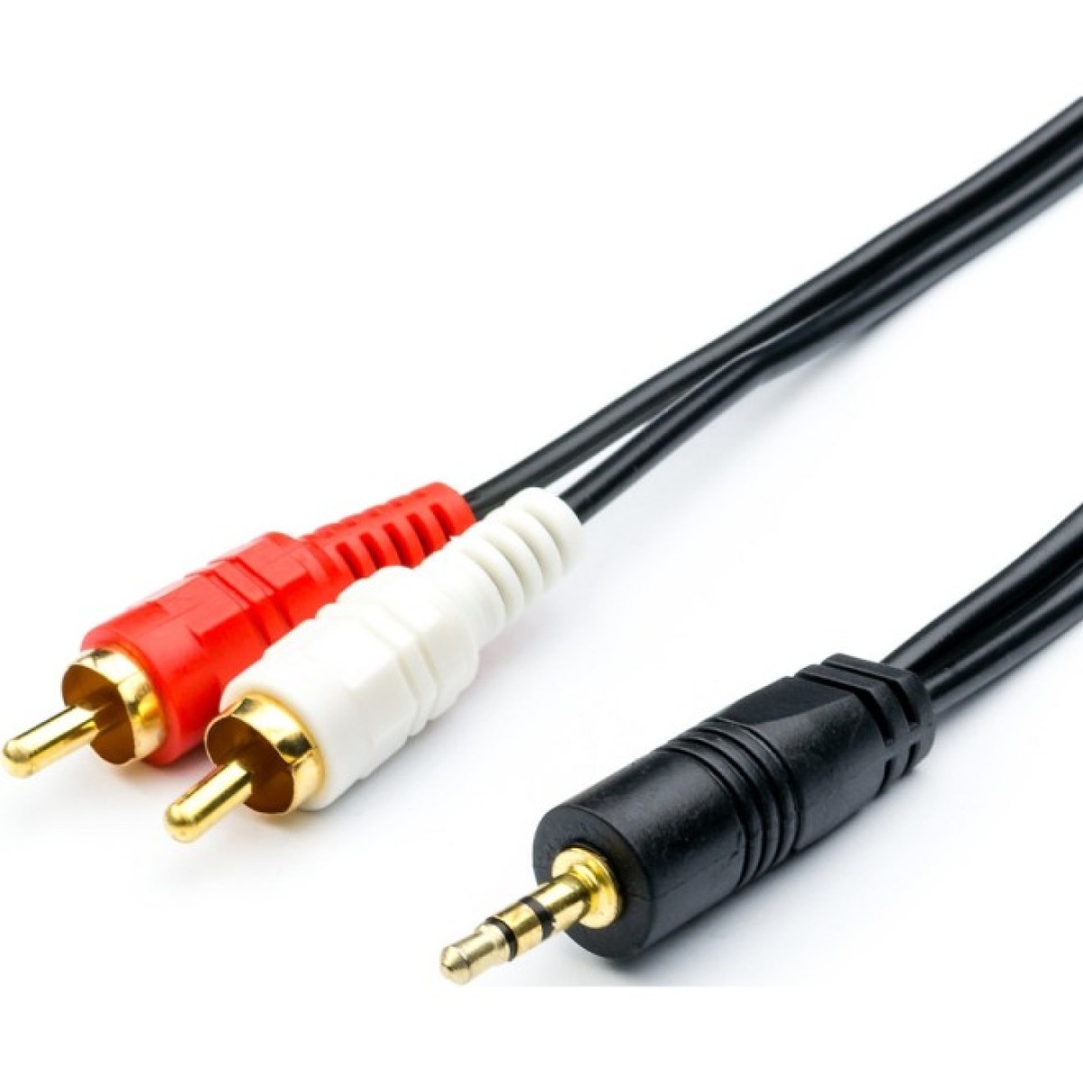 Кабель мультимедійний mini-jack(M) - > 2 RCA (M) 0.8m Atcom (10810) 256_256.jpg