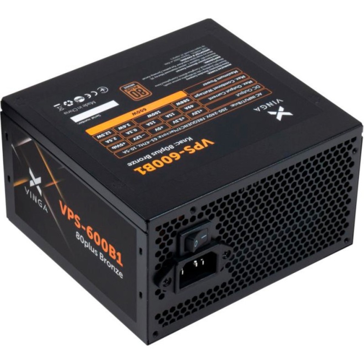 Блок питания Vinga 600W (VPS-600B1) 98_98.jpg - фото 4