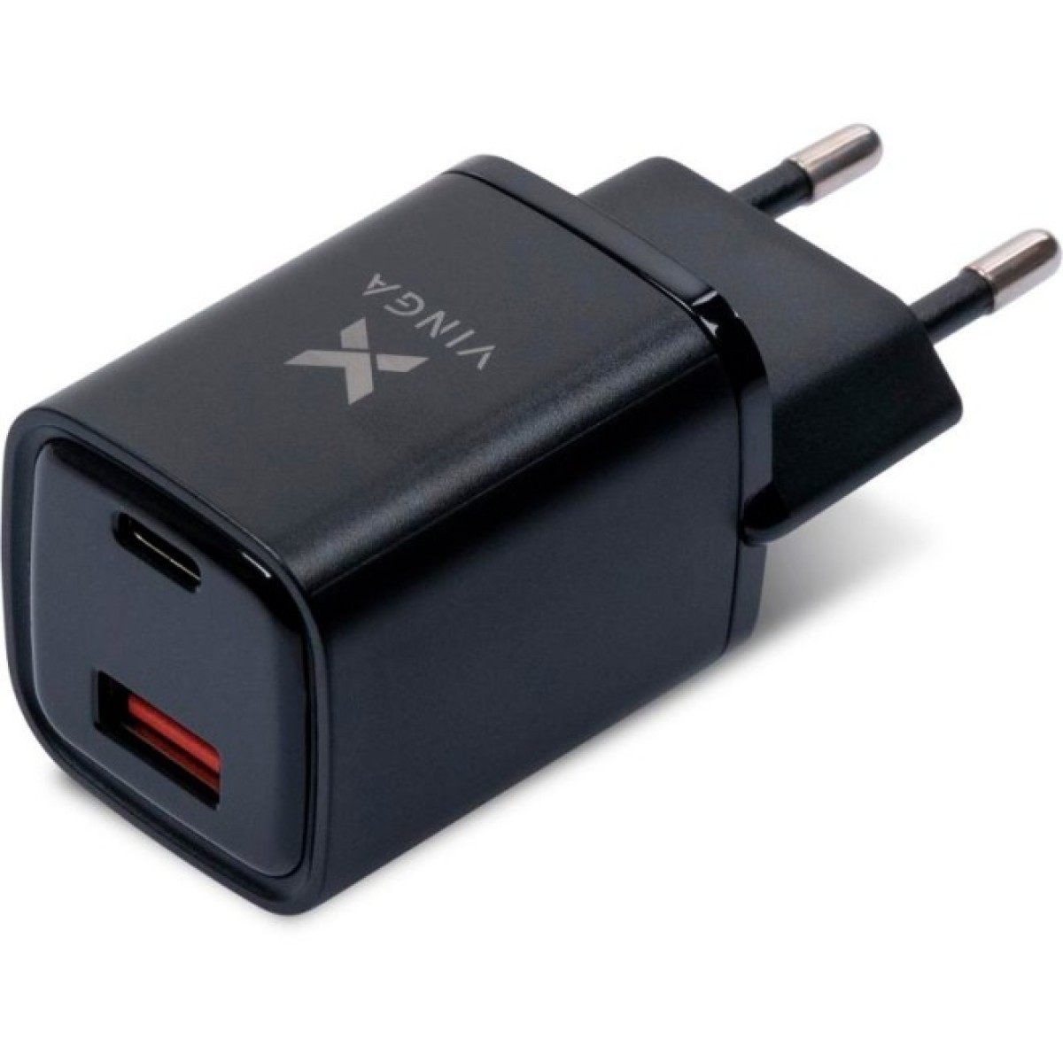 Зарядное устройство Vinga USB-C PD30W + USB-A QC30W Display 33W Max (VCR30ACDB) 256_256.jpg