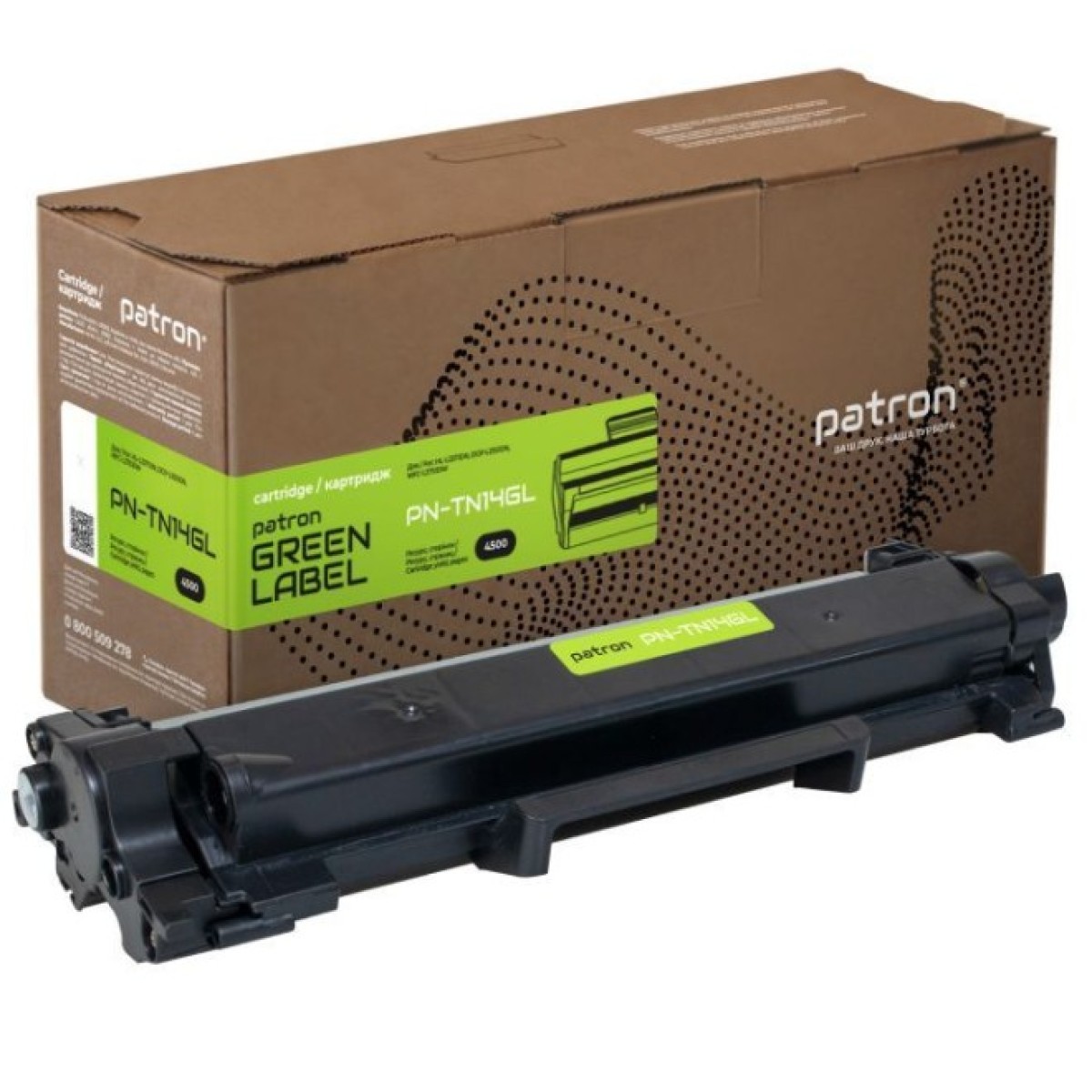 Тонер-картридж Patron Brother TN-14 Green Label (PN-TN14GL) 256_256.jpg