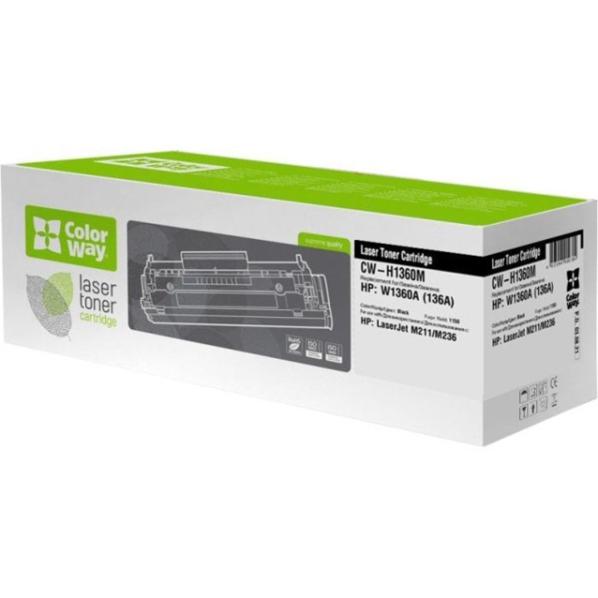 Картридж ColorWay HP W1360A LJ M211/M236 без чипа (CW-H1360M) 256_256.jpg