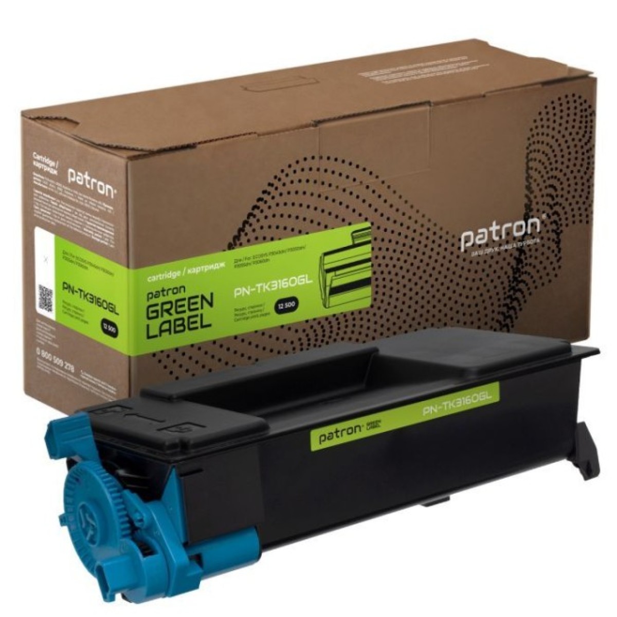 Тонер-картридж Patron KYOCERA TK-3160 GREEN Label (PN-TK3160GL) 256_256.jpg
