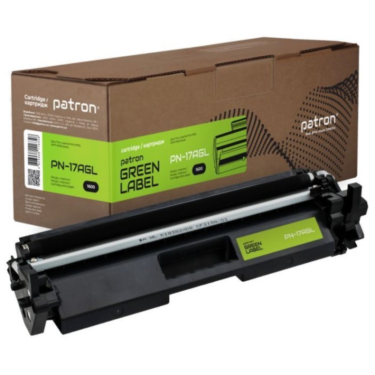 Картридж Patron HP LJ CF217A GREEN Label (PN-17AGL) 256_256.jpg