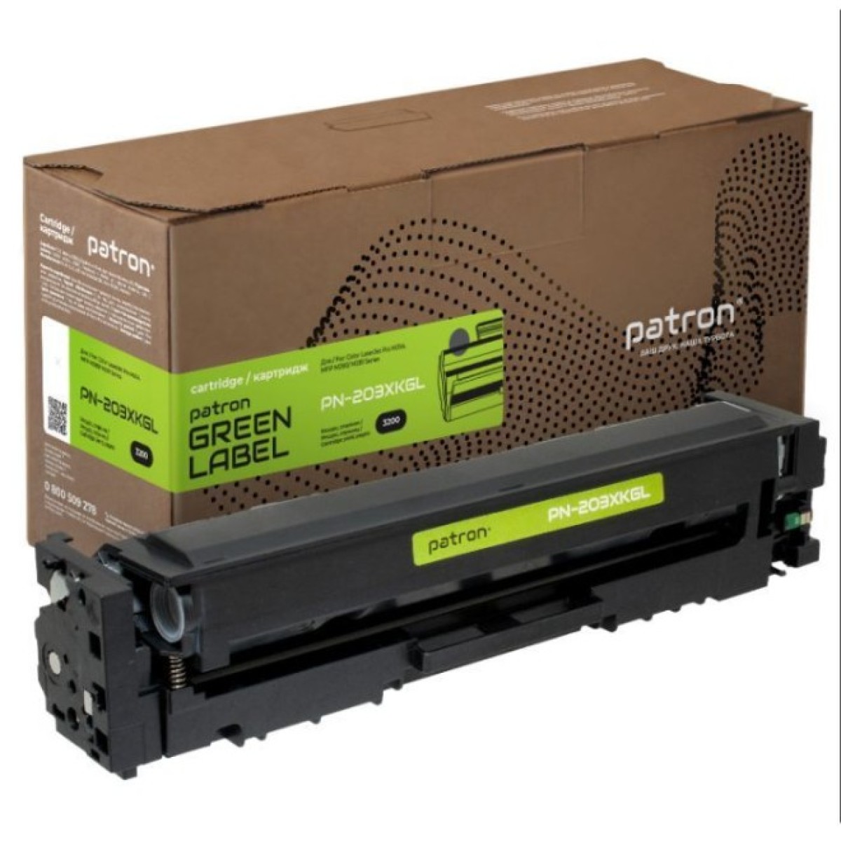 Картридж Patron HP 203X (CF540X) black Green Label (PN-203XKGL) 256_256.jpg