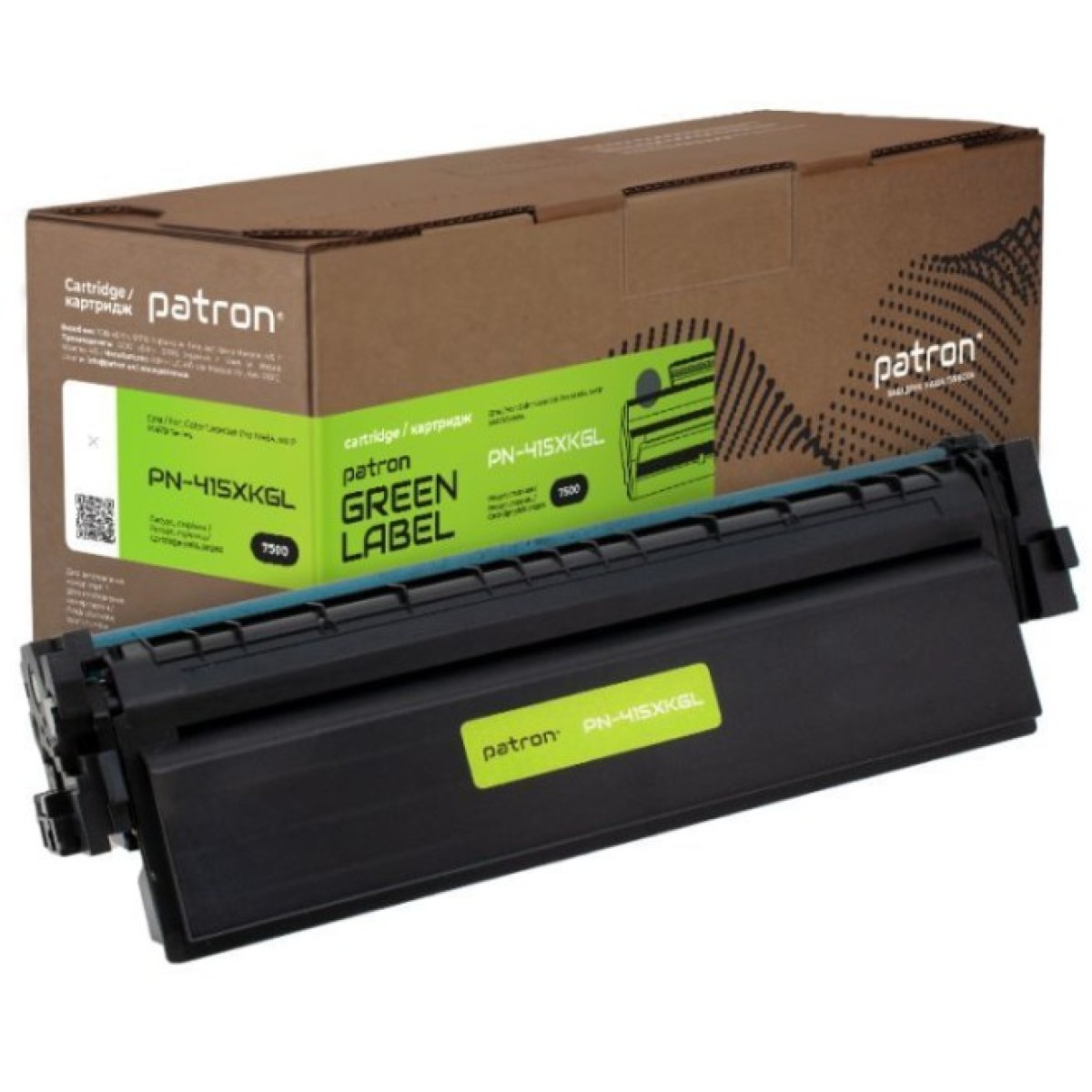 Картридж Patron HP 415X (W2030X) Green Label, black (PN-415XKGL) 256_256.jpg