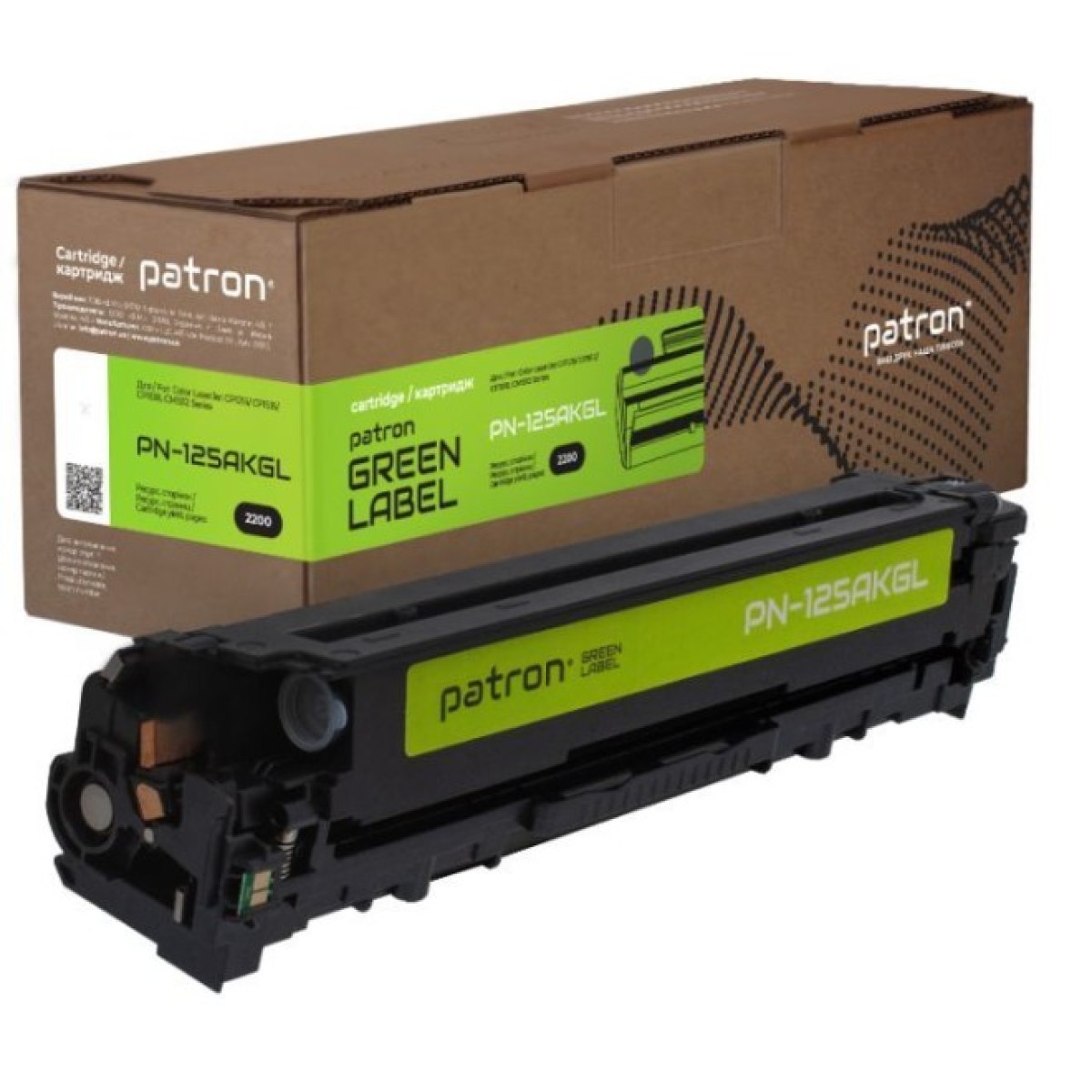 Картридж Patron HP 125A (CB540A) Green Label, black (PN-125AKGL) 256_256.jpg