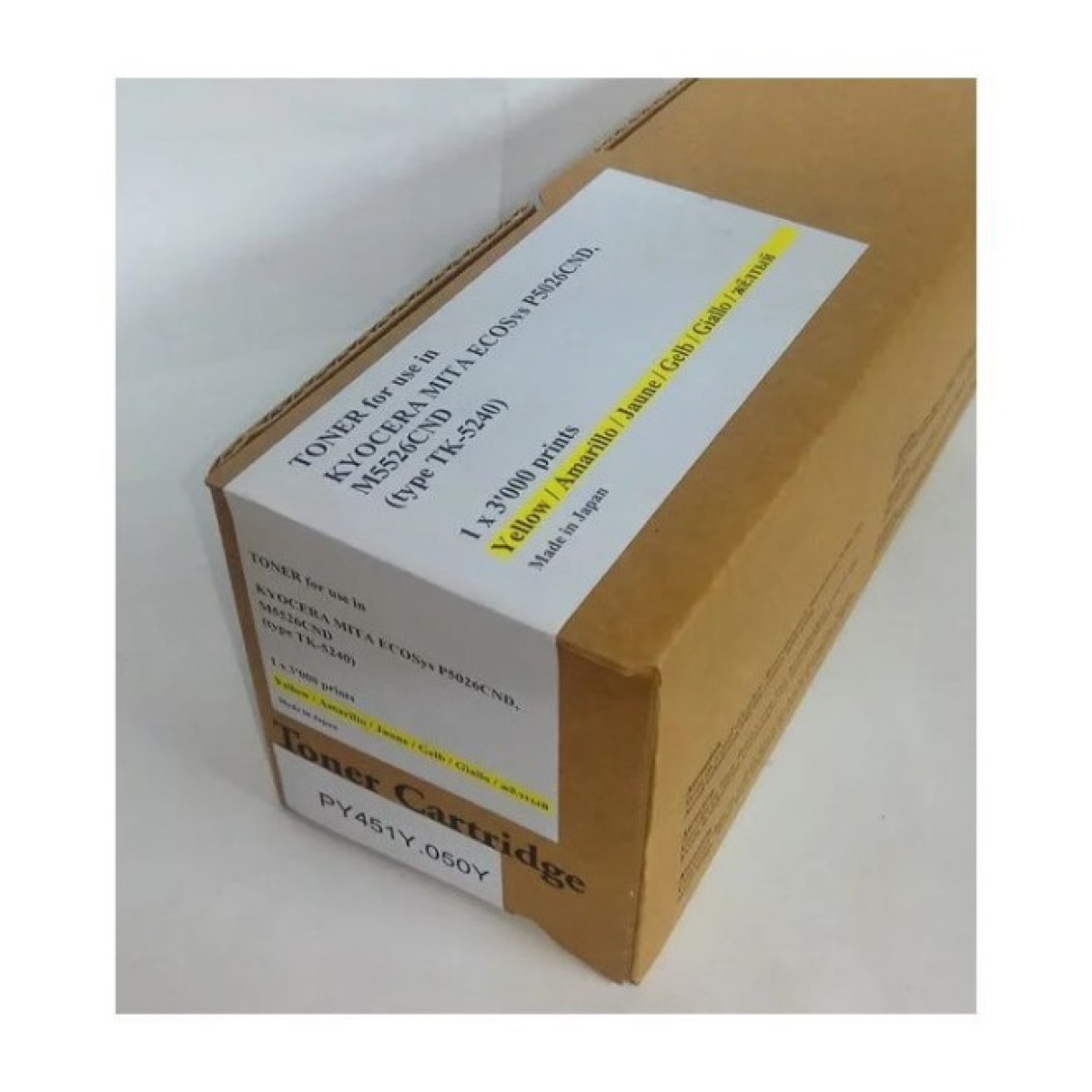 Тонер-картридж Tomoegawa KYOCERA TK-5240Y Yellow + chip (PY451Y.050Y) 256_256.jpg