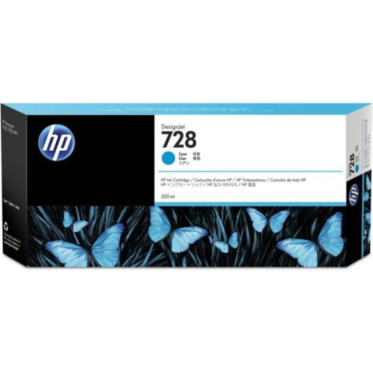 Картридж HP DJ No.728 Cyan, DesignJet T730/T830 300 ml (F9K17A) 256_256.jpg