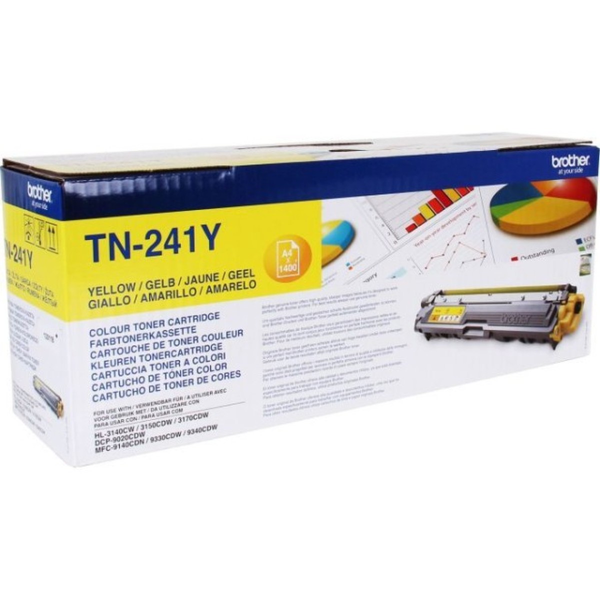 Картридж Brother TN241Y для DCP-9020CDW, HL-3140CW yellow (TN241Y) 256_256.jpg