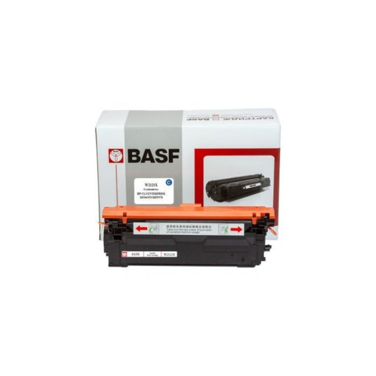 Картридж BASF HP CLJ M554/M555/M578 , W2121X Cyan (BASF-KT-W2121X) 256_256.jpg