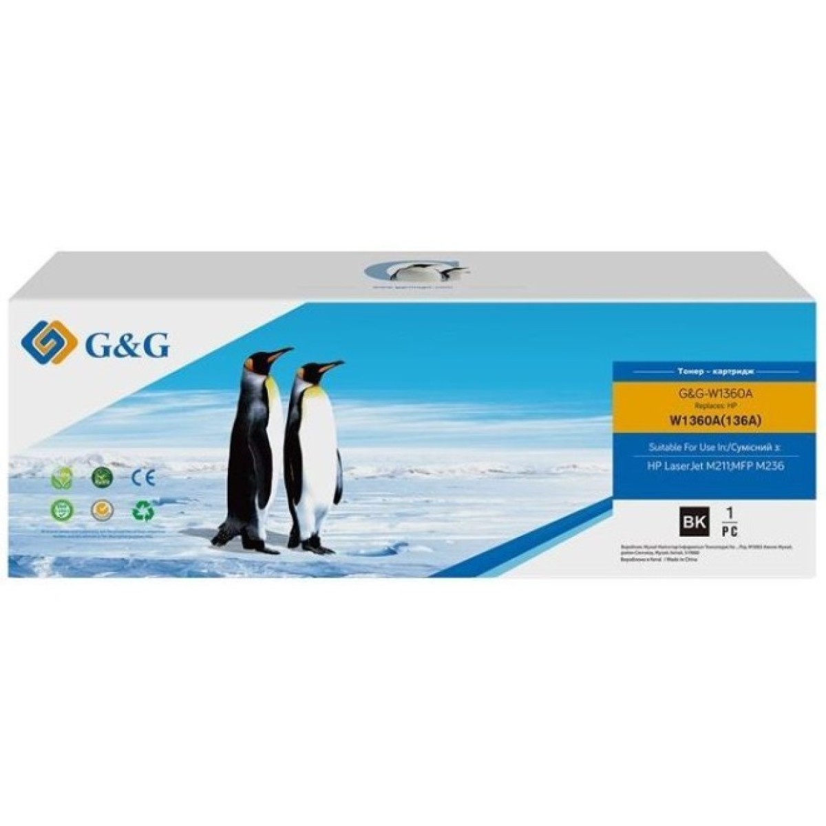Картридж G&G HP 136A LJ M211/M212/M236 Black (1150 ст) AO-чип (G&G-W1360A_NC) 256_256.jpg