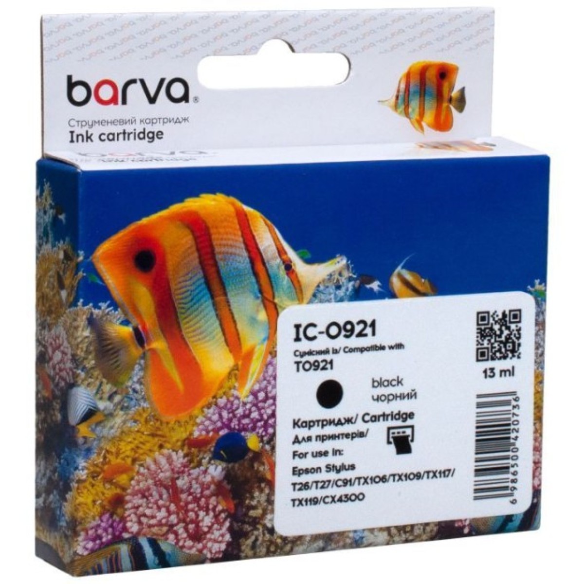 Картридж Barva Epson T0921/T1081 (C13T10814A10) 260ст, black (IC-0921) 256_256.jpg