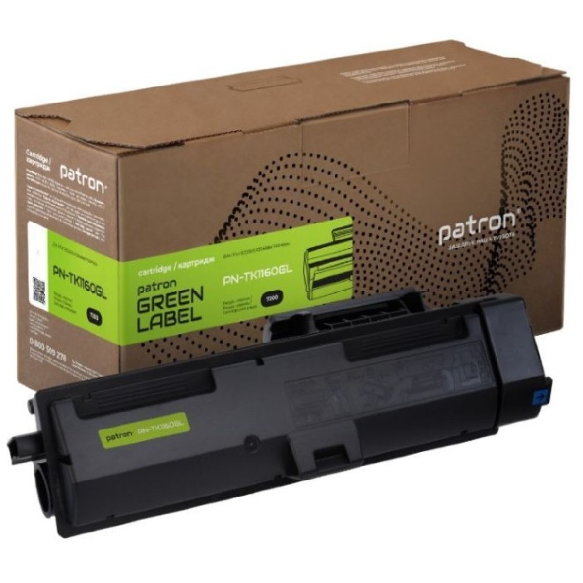 Тонер-картридж Patron Kyocera Mita TK-1160 Green Label (PN-TK1160GL) 256_256.jpg