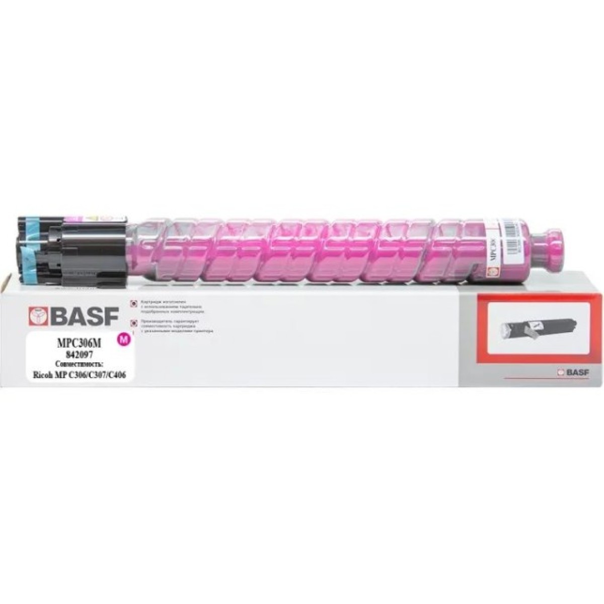 Тонер-картридж BASF Ricoh MP C306/C307/C406 842097 Magenta (KT-MPC306M) 256_256.jpg