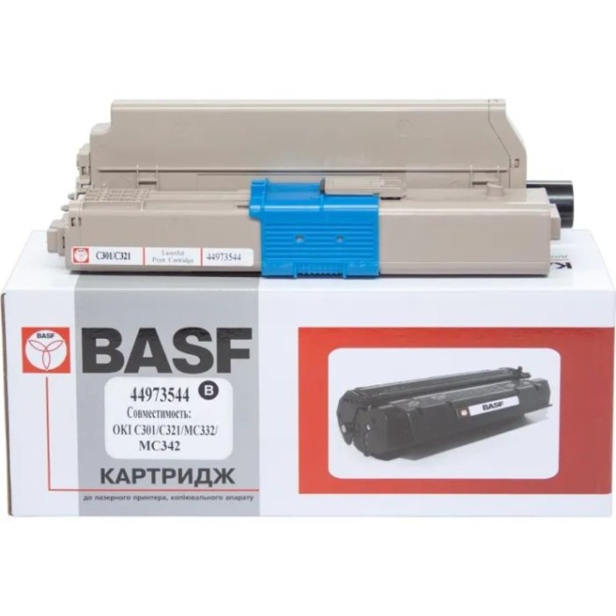 Тонер-картридж BASF OKI C301/C321/MC332/MC342/ 44973544 Black (KT-44973544) 256_256.jpg