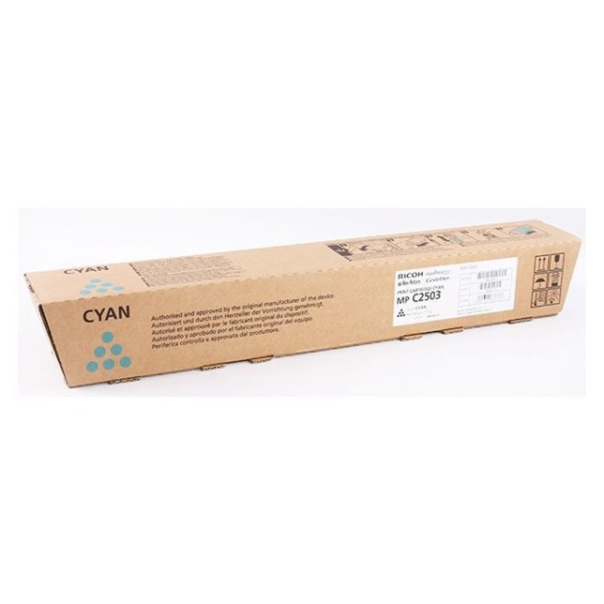 Тонер-картридж Ricoh MPC2003/MPC2503/MPC2011sp Cyan 9,5K (841928/841935) 256_256.jpg