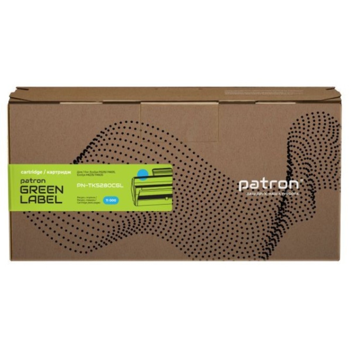 Тонер-картридж Patron Kyocera Mita TK-5280C cyan Green Label (PN-TK5280CGL) 98_98.jpg - фото 2