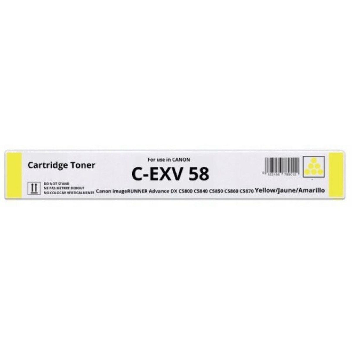 Тонер-картридж Canon C-EXV58Y yellow (3766C002) 256_256.jpg
